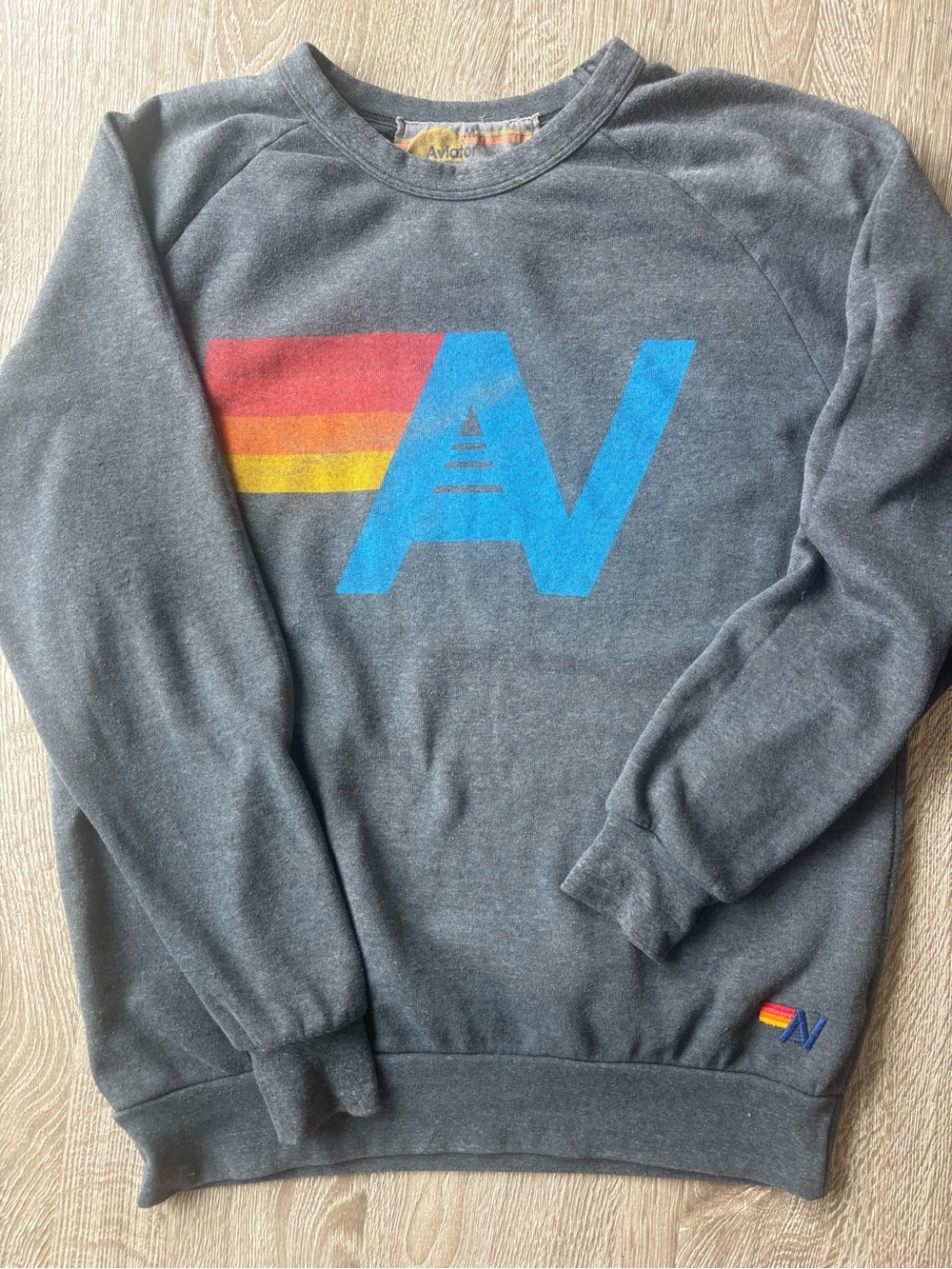 Aviator Nation women’s 2 piece crewneck and sweatpants matching set size M - Picture 2 of 11